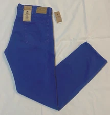 NWT-Polo Ralph Lauren Men's The Sullivan Slim Jeans Stretch Rope Dyed Blue-48X32