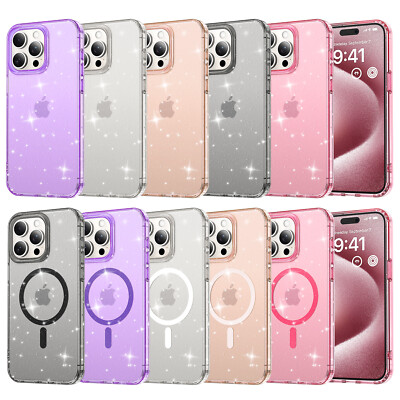 Luxuriöse Plattierung Glitzer Bling Diamant Transparente Telefonhülle Für IPhone