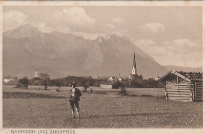 Postcard Garnish with Train Point - 1915