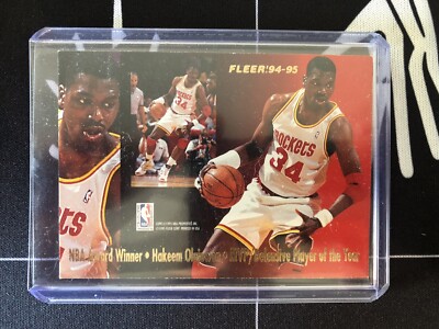 Fleer 94 95 NBA Basketball - Don Maclean - Hakeem Olajuwon 
