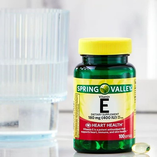 Spring Valley Vitamin E Dietary Supplement, 180 mg, 100 count eBay