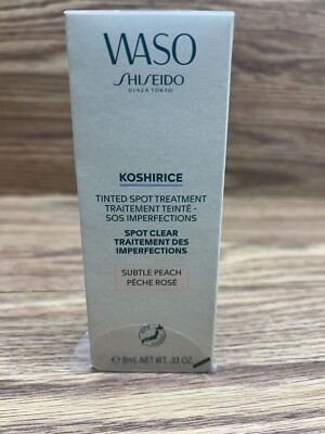 NIB Shiseido Waso Koshirice Tinted Spot Treatment - Subtle Peach (0.33 oz)