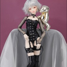 Dollmore 1/3 BJD 22" doll clothes SD SIZE - Sexually ALL-IN-ONE Set II Black