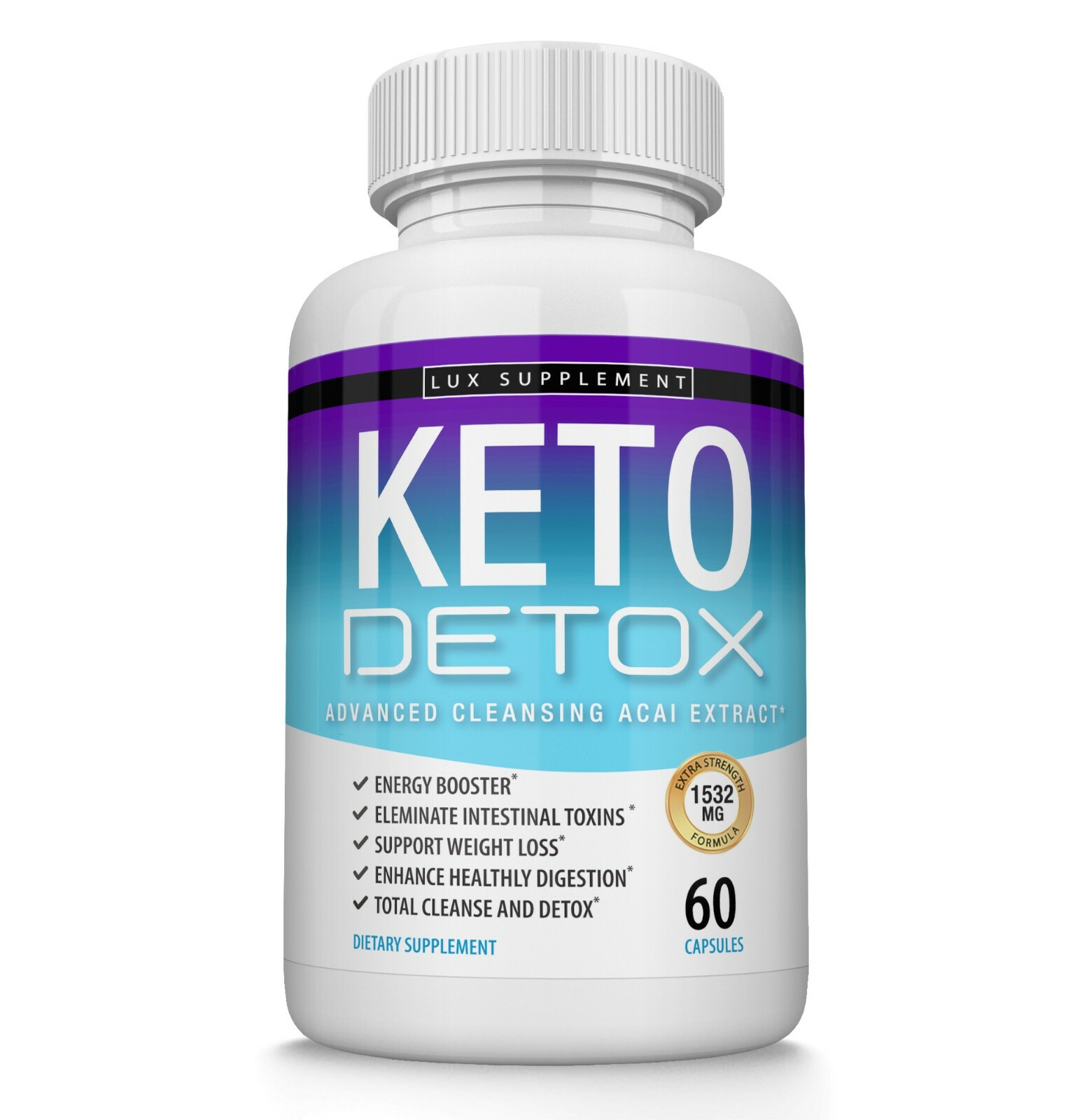 Keto Diet DETOX Pills 1532 MG Ketosis Supplements Fat Burn & Carb eBay