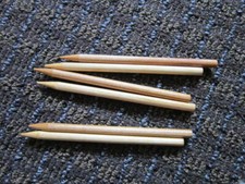 Wood Pencils for Wax Board Draw & Lift Film NFL Armchair Quarterback Game Part