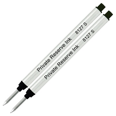 2 Pack - Private Reserve 8127 Capless Rollerball - Black Ink