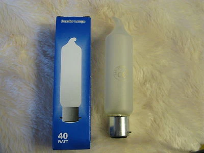 DAZZLER 3x B22 40W Pickwick Bent Tip Candle FROST Lamp Light Bulb Dimmable BC 240V /250V