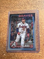 2024 Topps Chrome Baseball # 9 Ozzie Albies 1