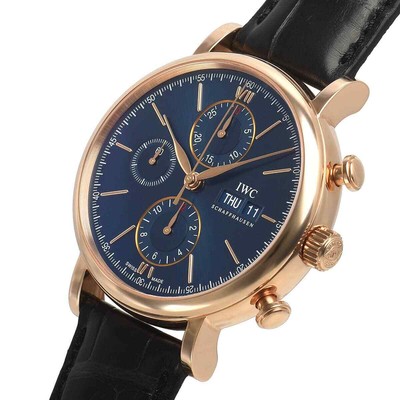 IWC portofino chronograph watch men TO03235