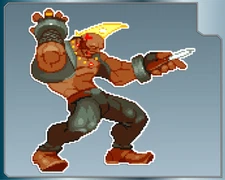 BIRDIE from Street Fighter Vinyl Decal #2 Car Truck Sticker Street Fighter Decal