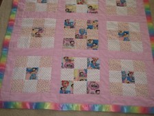 HANDMADE BABY BETTY BOOP QUILT/BLANKET 50" X 50"