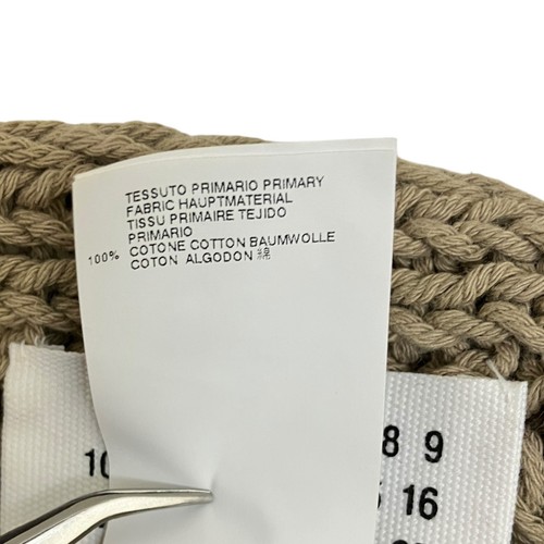 Gilet lungo usato Maison Margiela maglia maglia 01pr/2012/1755-201201 beige taglia M 0404 - Foto 5 di 5