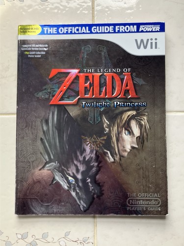 The Legend of Zelda Twilight Princess Wii Official Strategy Guide with Poster - Picture 1 of 2