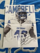 Detroit Lions vs Dallas Cowboys (JACK CAMPBELL) Program/Poster Dec.04 2025