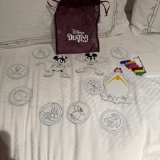 2025 Disney Cruise Line Destiny Maiden Voyage Magnet Coloring Set Of 11 