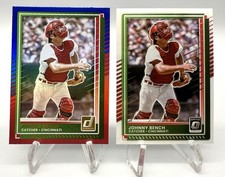 2025 Panini Donruss Johnny Bench 2x Card Lot