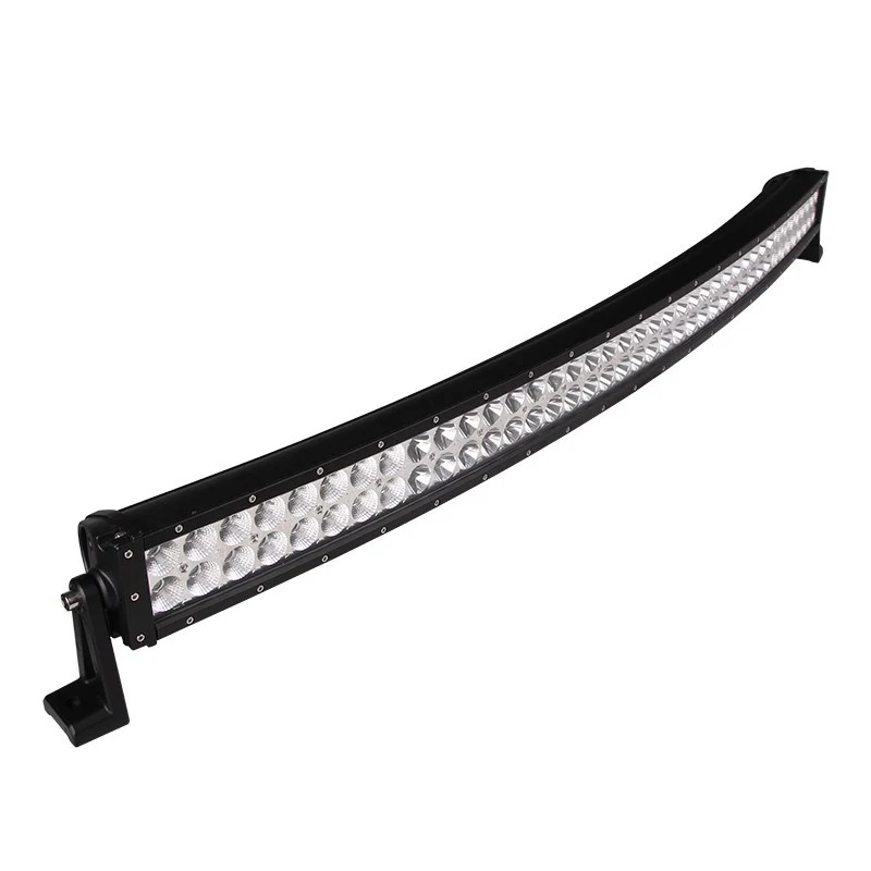 Rampe LED incurvée 240W pour conduite nocturne en forêt et quad