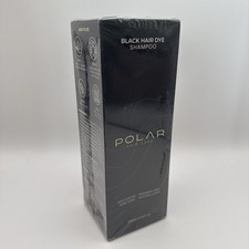 Polar Hair Care Black Hair Dye Shampoo Paraben Free 200ml 6.76 fl oz Sealed