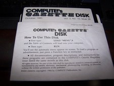 Compute's Gazette Disk October. 1985 Issue 28 for Commodore 64 or 128
