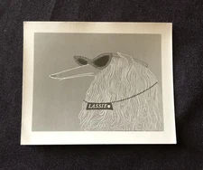 RARE ORIGINAL 1959 CBS TV SHOW BUMPER "TITLE" PHOTO 4" X 5" THE LASSIE SHOW DOG