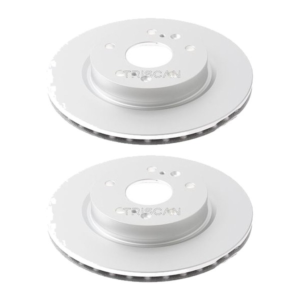 2 Bremsscheiben BelüFtet Ø 280 Mm Triscan FüR U.A. Suzuki Vitara-image