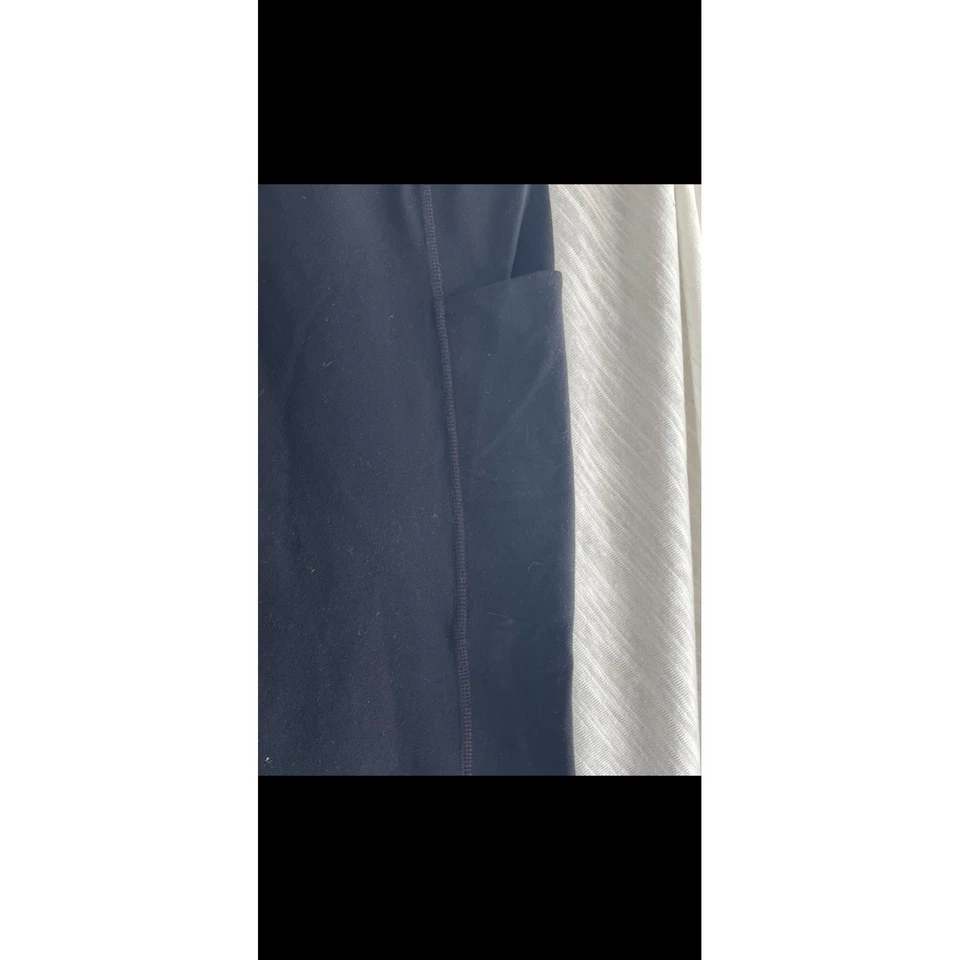 Tuff Atletics Negro Cintura Alta Leggings Atléticos Pantalones de Yoga con Bolsillos Foto 4 de 4