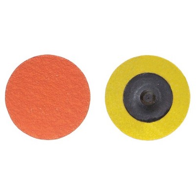 NORTON 66261162324 Quick-Change Sand Disc,2 in Dia,TR,PK25 1PYH9
