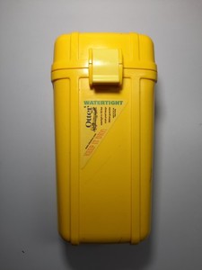 VTG OtterBox Watertight Crushproof Dry Box Yellow Made in USA Model 9000