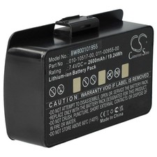 Batteria per Garmin GPSMap 376, 376C, 276c, 276, 278, 378, 296, 478, 396 2600mAh