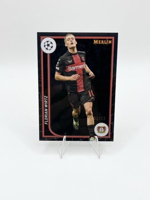 2023-24 Topps Merlin UEFA Club Competitions Florian Wirtz Black 02/10 #20