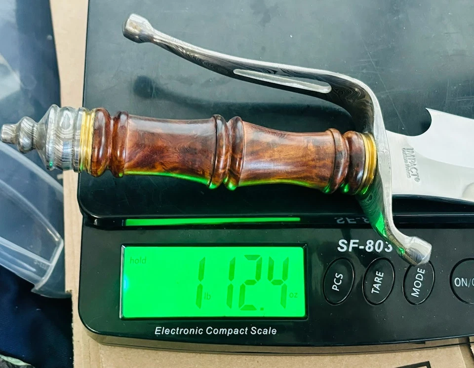 Impact Cutlery Custom Sasquatch Bowie Knife UNUSED 19" Dagger Sword Knives - Image 3 of 4