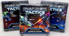 Snap Ships Tactics Constructible Miniatures Game Lot - 3 Mini-Expansions SEALED