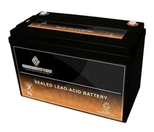 12V 110Ah AGM Deep Cycle Battery for PV 1000W Solar Power, Wheelchair Mobility