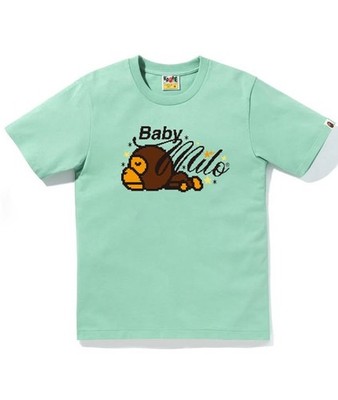 A BATHNIG APE Ladies' RETRO PIXEL BABY MILO TEE 2M30210029 | eBay