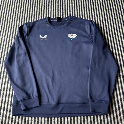 Yorkshire Cricket Club Fleecepullover Größe Large Castore