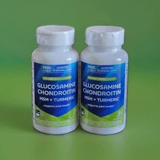 Glucosamine Chondroitin MSM  Turmeric  60 Tablets Lot Of 2 Expires 05/2027