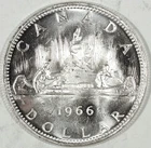 1966 Canada Silver Dollar ☆☆ UnCirculated ☆☆ Great For Sets 116