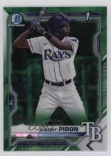 2021 Bowman Chrome Sapphire Edition Prospects Green Refractor Jhonny Piron 0y0n