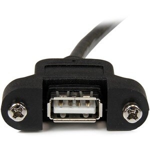 Startech 2 Fuß Panelmontage USB-Kabel A zu A F/M Kabel für PC erstes Ende: 1 x USB T