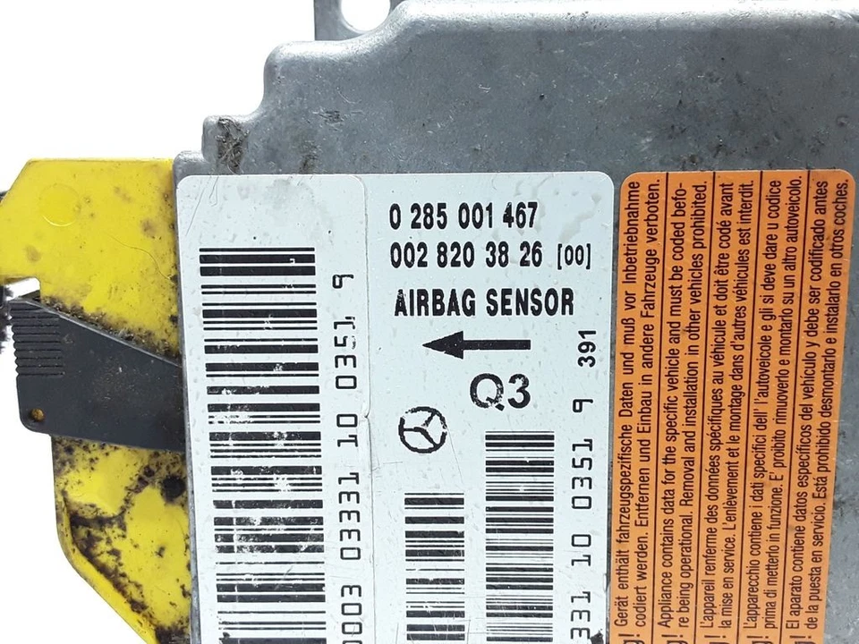 Mercedes-Benz Vaneo W414 2004 altra centralina 0285001467 LGI96166 - Immagine 3 di 3