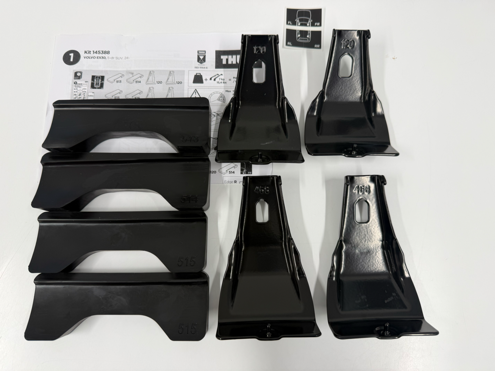 Thule Fitting Kit 5388 no box fits VOLVO EX30, 5-dr SUV, 24-