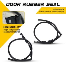 2pcs Front Door Sub Seals For Honda Civic 92-95 72325-sr3-014 72365-sr3-014