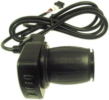 Currie 24 Volt LED Twist Throttle - Twist Throttle with 5 Pin Connector for Schw