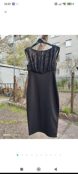 Women Ted Baker Dress Black Wool 36