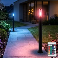 Wegelampe Stehlampe AußEnleuchte Dimmbar Gartenleuchte Fernbedienung Rgb Led
