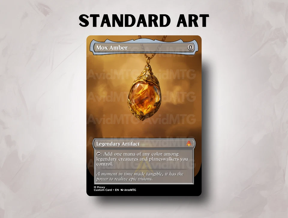 Mox Amber - Custom Magic: The Gathering Card - Image 4 of 4