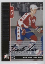 2006 In the Game-Used International Ice Signature Series Mark Howe Auto HOF 7i6