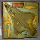 Vintage Dinky No. 730 US Navy Phantom Airplane in Box