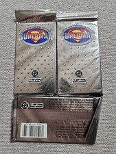 3 Superman The Man of Steel Platinum Series Premium Edition Factory Sealed Packs