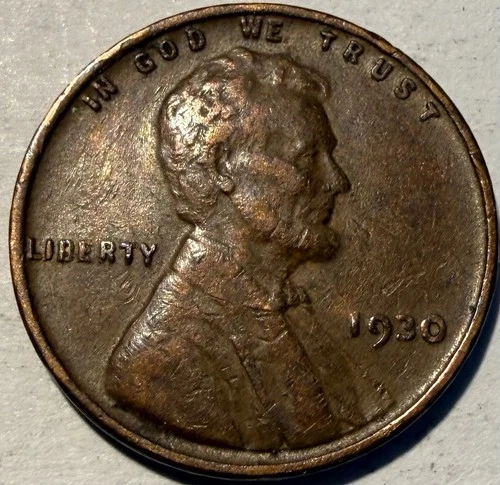 1930-P BN Lincoln Wheat Cent - VF - BD 2042